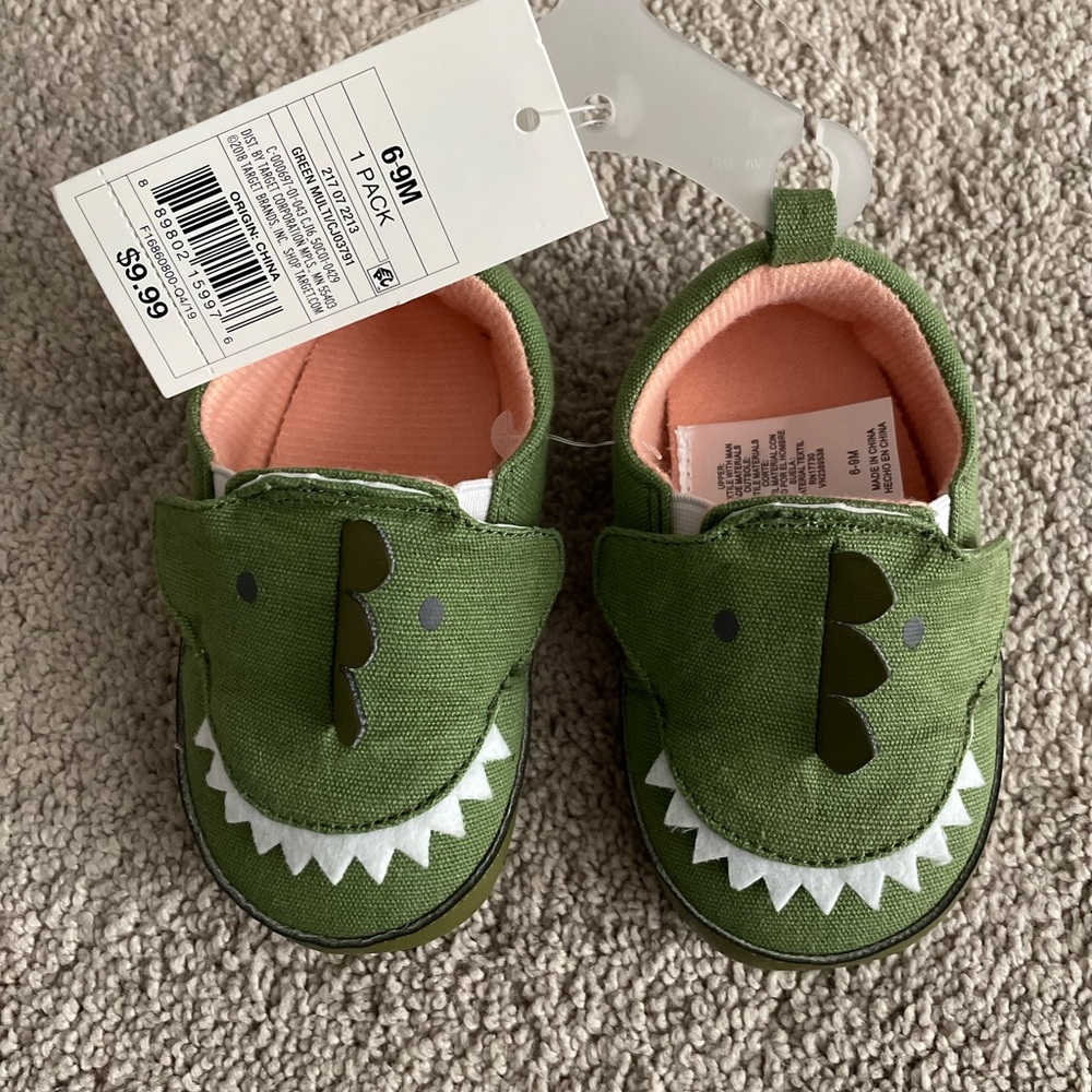 Alligator Baby Shoes 6-9M